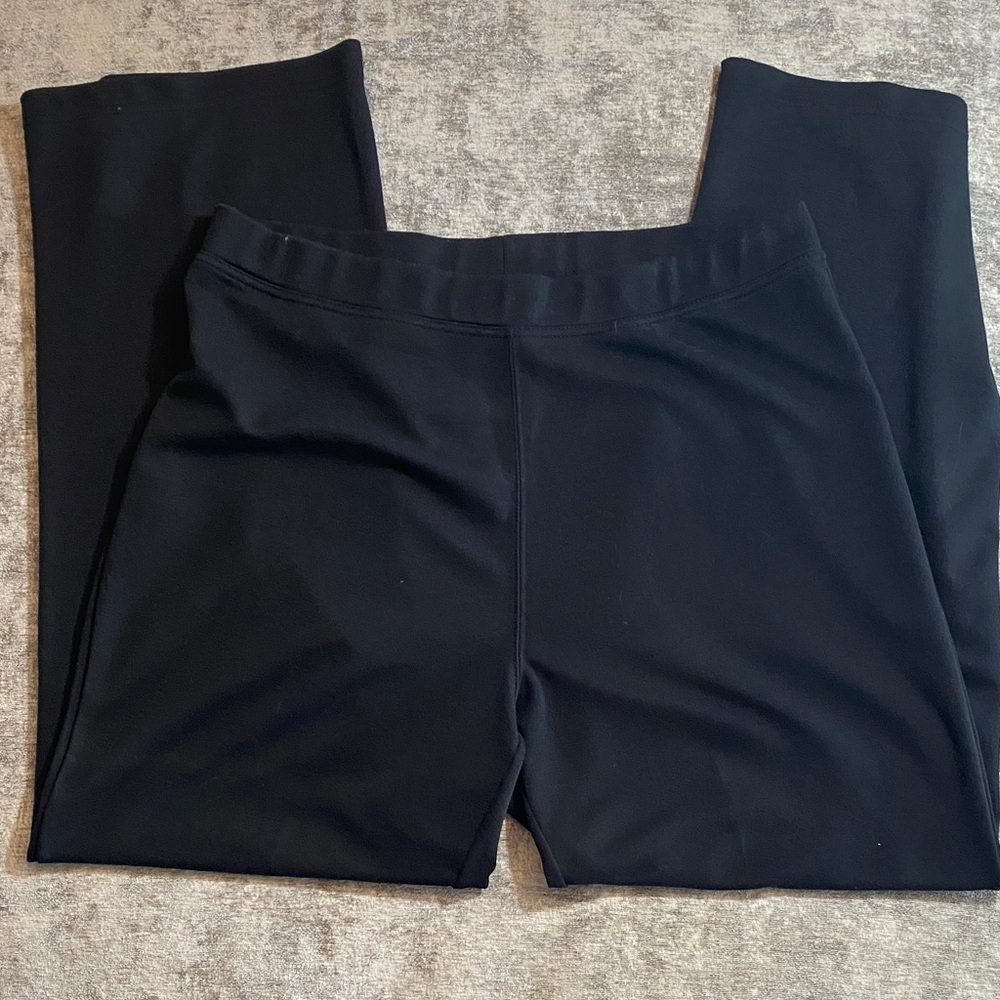Chelsea Studio Black elastic waist Women's Trousers size 20W {1235}